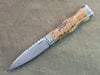 Ball Bearing Damascus Sgian Dubh