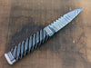 Sgian Dubh - Starburst Explosion Damascus - Blackwood 536